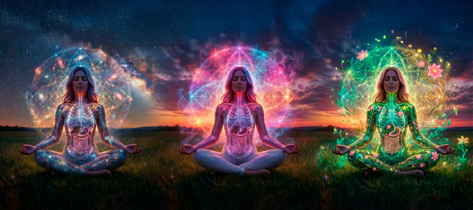 広がるオーラの色のイメージ